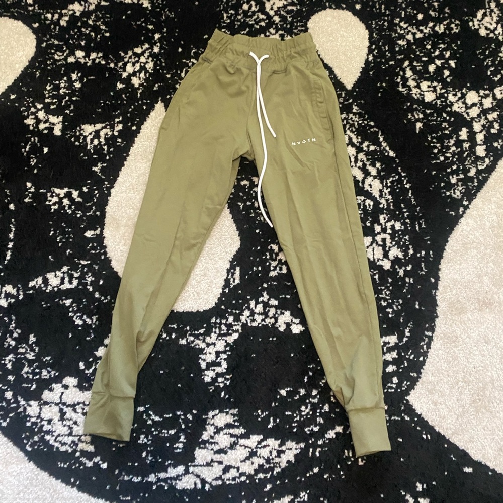 NVGTN olive joggers
